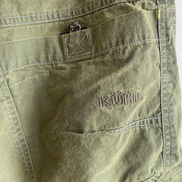 Kuhl Ramblr 10" Inseam Outdoor Hiking Cargo Shorts 38 Green - Picture 9 of 11